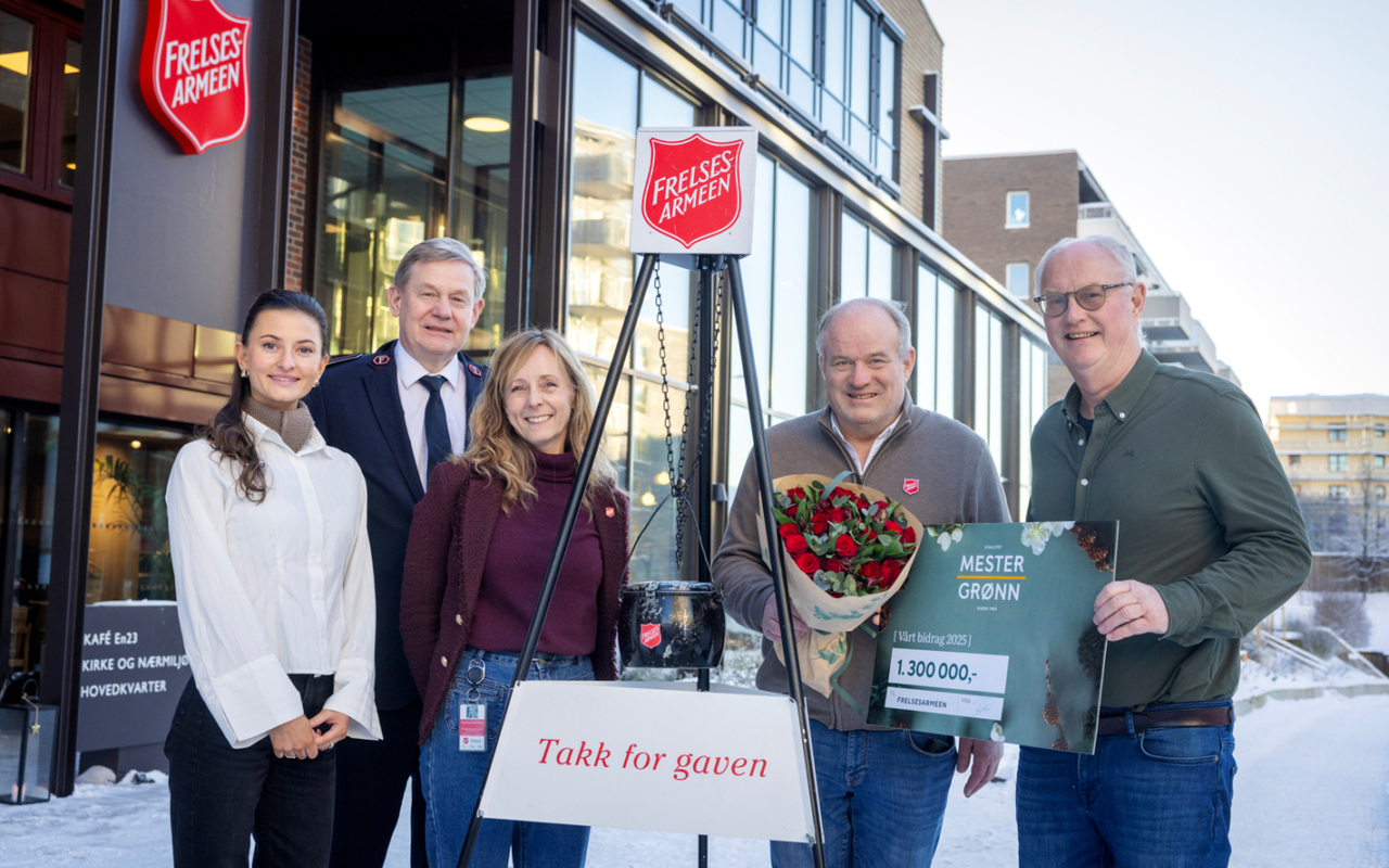 Mester Grønn forlenger avtale med Frelsesarmeen