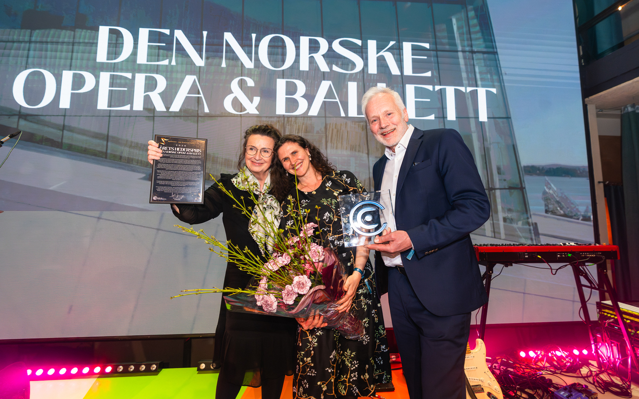 Den Norske Opera & Ballett ble tildelt Årets Hederspris på Sponsor- og Eventprisen 2026