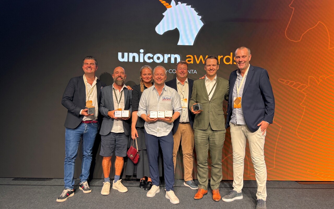 Norsk prisdryss under Unicorn Awards i Ljubljana